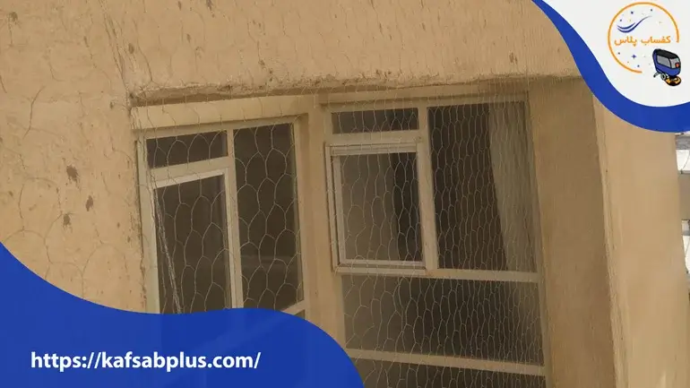  مراحل نصب توری مرعی در کوی کارمندان کرج 